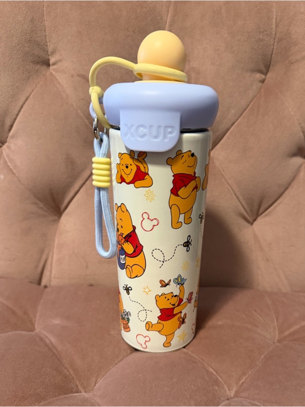Winnie the Pooh Stainless Tumbler with Straw